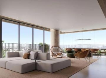 Living · Apartamento com 205m², 4 suítes e 3 vagas à venda em Alto de Pinheiros, São Paulo