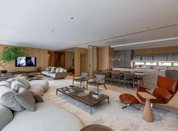 Living · Apartamento com 297m², 4 suítes e 5 vagas à venda no Jardim Paulistano, São Paulo