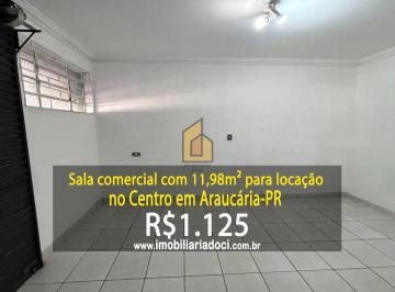 636b758d2712e22f5f9cf0479893abced9f4ffd1 · Sala Comercial com 11,98m² no Centro em Araucária-PR - Locação por R$1.125,00