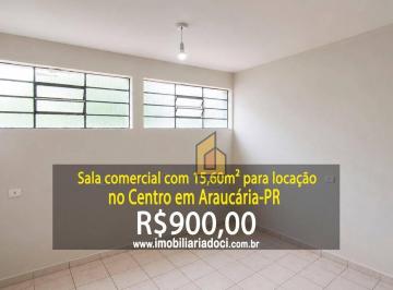 ff87b5a04394012496a9df6e1a99ec165179057b · Sala Comercial com 15,60m² no Centro em Araucária-PR - Locação por R$900,00