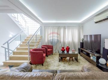 Casa · 390m² · 4 Quartos · 4 Vagas · Casa de Condomínio 390m², 4 suítes, piscina aquecida, sauna, espaço gourmet