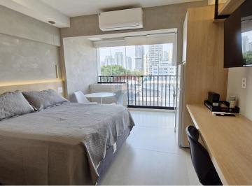 Apartamento · 24m² · 1 Quarto · Studio moderno com varanda integrada – Alto da Boa Vista