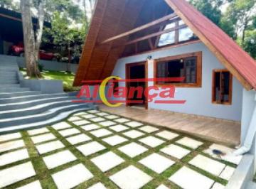 Rural · 120m² · 3 Quartos · 2 Vagas · Chácara com piscina em Arujá | Chalé novo e área de lazer