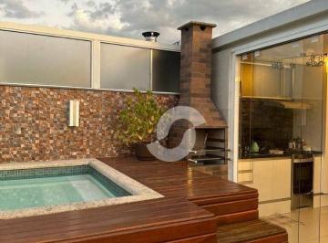 piscina da cobertura · Cobertura com 3 dormitórios à venda, 143 m² por R$ 750.000,00 - Maria Paula - São Gonçalo/RJ
