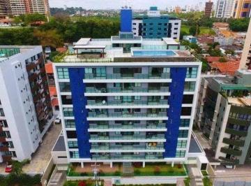 Fachada · Apartamento mobiliado com 2 quartos, lazer panorâmico e excelente localização no Cabo Branco, a pouc