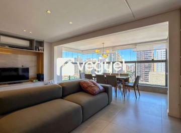 Apartamento · 112m² · 3 Quartos · 3 Vagas · Apartamento mobiliado para locação de 112m², com 3 dormitórios sendo 1 suíte no bairro Cambuí Campin