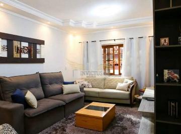 Casa · 180m² · 3 Quartos · 2 Vagas · Sobrado com 3 Quartos para Venda, 180m² - Vila Scarpelli, Santo André/SP.