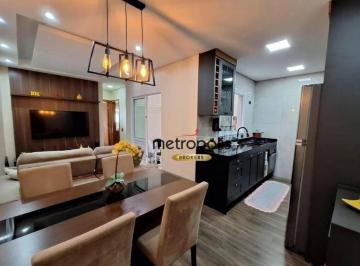 Sala · Apartamento com 2 dormitórios à venda, 58 m² por R$ 370.000,00 - Utinga - Santo André/SP