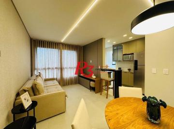 6e5f770506af1f2176df71ed03f7241b435d43a8 · Apartamento com 1 dormitório à venda, 52 m² por R$ 890.000,00 - Aparecida - Santos/SP