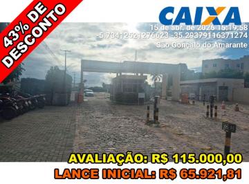 Apartamento de 2 quartos, São Gonçalo do Amarante · Apartamento com 45,5m de área privada - Condomínio Mirantes da Lagoa - São Gonçalo do Amarante/RN