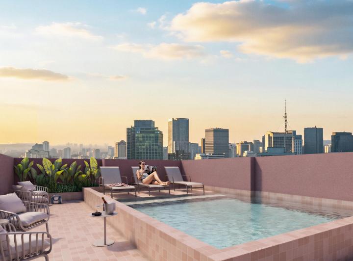 Imóvel novo vertical , São Paulo · Apartamento Consoção - Nurban Consolação