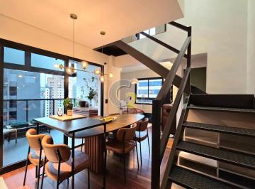 Apartamento · 70m² · 2 Quartos · 1 Vaga · Apartamento duplex mobiliado à venda, Vila Olímpia, 2 quartos sendo 1 suíte e 1 vaga