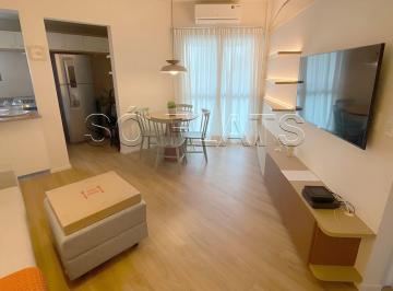 Apartamento · 60m² · 2 Quartos · 2 Vagas · Flat alto padrão no Paraíso para locação contendo 60m², 02 dormitórios e 02 vagas.