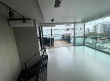 Apartamento · 120m² · 1 Quarto · 2 Vagas · Cobertura duplex para locação no Condomínio Lets Perdizes, 120 metros com 2 vagas.