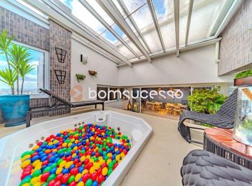 Apartamento · 203m² · 3 Quartos · 4 Vagas · Condomínio Residencial Malaga - Cobertura com 3 dormitórios à venda, 203 m² por R$ 4.200.000 — Tatua