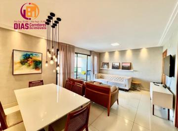 Apartamento · 114m² · 3 Quartos · 2 Vagas · Alugo em exclusividade Apartamento vista mar mobiliado com 3 suítes no Condomínio Parque tropical de