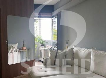Apartamento · 39m² · 1 Quarto · 1 Vaga · Apartamento A Venda em Moema - 38,5 m², 1 dormitório, sala com varanda, 1 vaga de garagem.