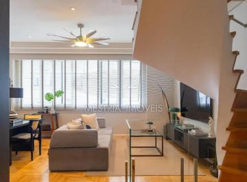Apartamento · 143m² · 2 Quartos · 3 Vagas · Jardim América | Cobertura duplex totalmente reformada com design impecável.