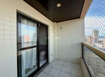 Apartamento · 100m² · 3 Quartos · 1 Vaga · Apartamento Mobiliado 3 Dorms (2 Suítes) com Vista para o Mar em Praia Grande – Tupi