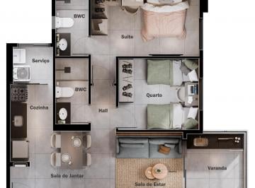 Apartamento à venda no LIFT SMART RESIDENCE, CRUZ DAS ALMAS, Maceió, AL · Apartamento à venda no LIFT SMART RESIDENCE, CRUZ DAS ALMAS, Maceió, AL