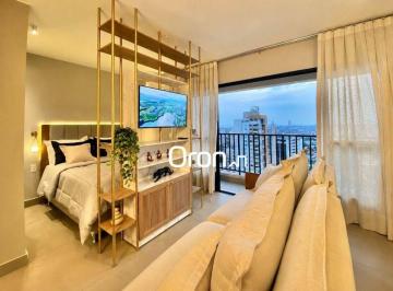 f1d00844fe5ddb79abb6977969cc3b49a35fc35a · Studio mobiliado com 1 dormitório à venda, 34 m² por R$ 550.000 - Setor Oeste - Goiânia/GO