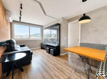 Apartamento · 57m² · 2 Quartos · 1 Vaga · Apartamento 2 quartos e 1 vagas mobiliado no bairro Azenha em Porto Alegre.