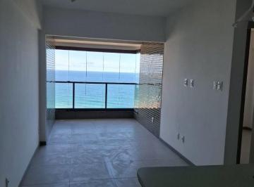 Apartamento de 1 quarto, Salvador · 1/4 sala novo, vista mar em Jaguaribe