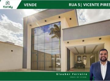 Casa de 5 quartos, Vicente Pires · Casa Alto Padrão no Condomínio Athenas – Rua 5 de Vicente Pires