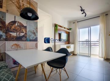 Apartamento · 58m² · 2 Quartos · 1 Vaga · Apartamento Mobiliado com 2 Dorm, Ar-Condicionado e Lazer Completo | 58m²