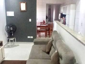 Casa · 88m² · 3 Quartos · 1 Vaga · Casa com 3 dormitórios à venda por R$ 440.000,00 - Balneário Esmeralda - Praia Grande/SP
