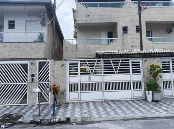 Casa · 95m² · 2 Quartos · 1 Vaga · Casa com 2 dormitórios à venda por R$ 477.000,00 - Tude Bastos - Praia Grande/SP