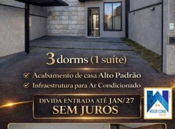 Casa · 70m² · 3 Quartos · 1 Vaga · Casa para venda em Vila Sao Paulo de 70.00m² com 3 Quartos, 1 Suite e 1 Garagem