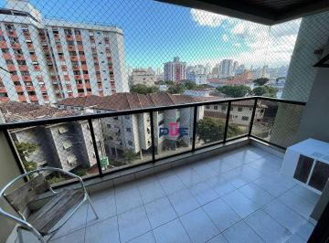 7d67b5f7151d87be5452af6b3fead2d55a252450 · Apartamento com 3 dormitórios à venda, 140 m² por R$ 850.000,00 - Embaré - Santos/SP