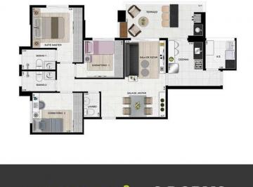 Apartamento de 3 quartos, São Paulo · Apartamento 3 Dorm próximo metrô