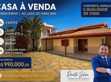 Casa · 350m² · 3 Quartos · 5 Vagas · Casa Térrea  | 3 Suítes | Lote de 800 m² | Lazer Completo | Arniqueiras | Park Wey