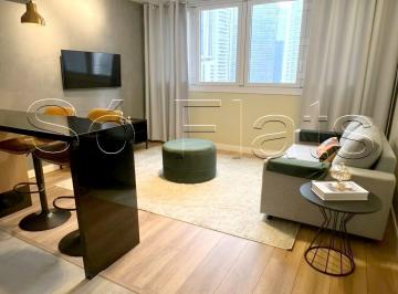 Apartamento · 38m² · 1 Quarto · 1 Vaga · Flat para alugar em Brooklin Paulista de 38.00m² com 1 Quarto, 1 Suite e 1 Garagem