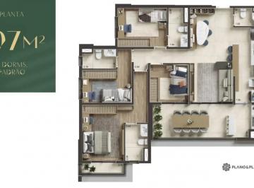 Apartamento · 107m² · 4 Quartos · 2 Vagas · Apartamento para venda em Alphaville Industrial de 107.00m² com 4 Quartos, 3 Suites e 2 Garagens