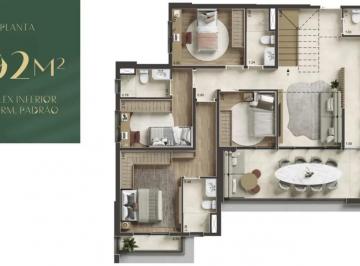 Apartamento · 192m² · 4 Quartos · 2 Vagas · Apartamento para venda em Alphaville Industrial de 192.00m² com 4 Quartos, 3 Suites e 2 Garagens