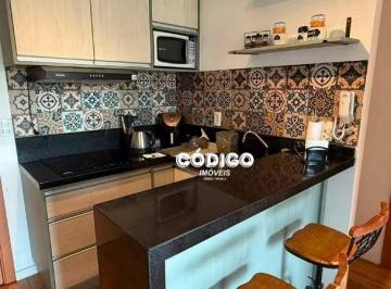 158f2ffa64465c00a0858b77284e1b587be18940 · Apto/ Studio Mobiliado para Locação | Via Alamedan- Parque Renato Maia | Guarulhos