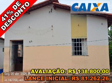 Casa de 3 quartos, José de Freitas · Casa com 200m² de área de terreno e 67m² de área privada - José de Freitas/PI