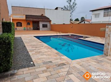 Casa · 223m² · 4 Quartos · 5 Vagas · CASA 3 QUARTOS PISCINA E CHURRASQUEIRA LADO PRAIA ITANHAÉM SP