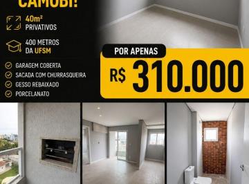 Apartamento de 1 quarto, Santa Maria · Apartamento 1 dormitório em Camobi, 400 mts da UFSM