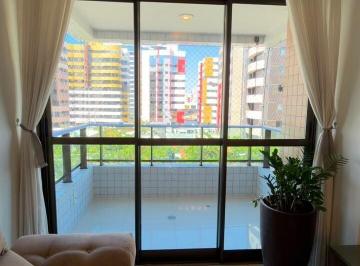 Apartamento · 82m² · 3 Quartos · 1 Vaga · Apartamento 100% mobiliado para locação no Edifício Personale, localizado na Ponta Verde.