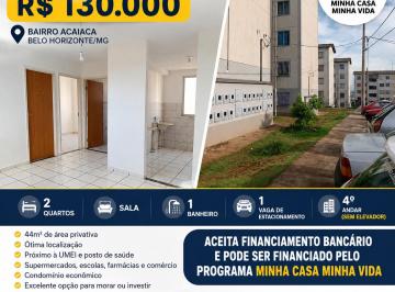 Apartamento de 2 quartos, Belo Horizonte · Apartamento 2 QTS Bairro Acaiaca. MCMV