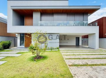 Foto 01 · Casa de luxo em condomínio: 5 quartos, 5 suítes, 3 salas, 7 banheiros, 4 vagas de garagem, 400m² em