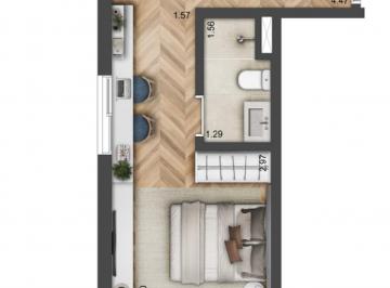 Comercial · 43m² · 1 Quarto · Studio em Pinheiros, São Paulo/SP de 43m² 1 quartos à venda por R$ 882.925,00