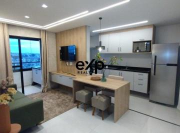 Apartamento · 61m² · 2 Quartos · 1 Vaga · Apartamento com 2 Dorms, sendo 1 suíte mobiliado e decorado no Alvinópolis - Atibaia