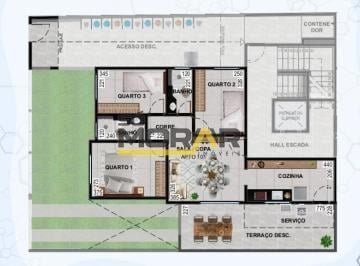 Apartamento · 83m² · 3 Quartos · 1 Vaga · APARTAMENTO COM AREA PRIVATIVA, 3 QUARTO COM 1 SUITE E 1 VAGA DE GARAGEM NO BAIRRO TUPI - BELO HORIZ