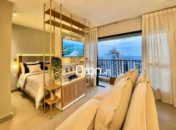 2f993a350f391582801b939a3351362e96a2f681 · Studio mobiliado com 1 dormitório à venda, 38 m² por R$ 610.000 - Setor Oeste - Goiânia/GO