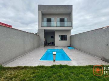 d1033c4f68593be476a28b765c0f3b0269aa0432 · Sobrado com 3 dormitórios à venda, 118 m² por R$ 799.000 - Sai Mirim - Itapoá/SC